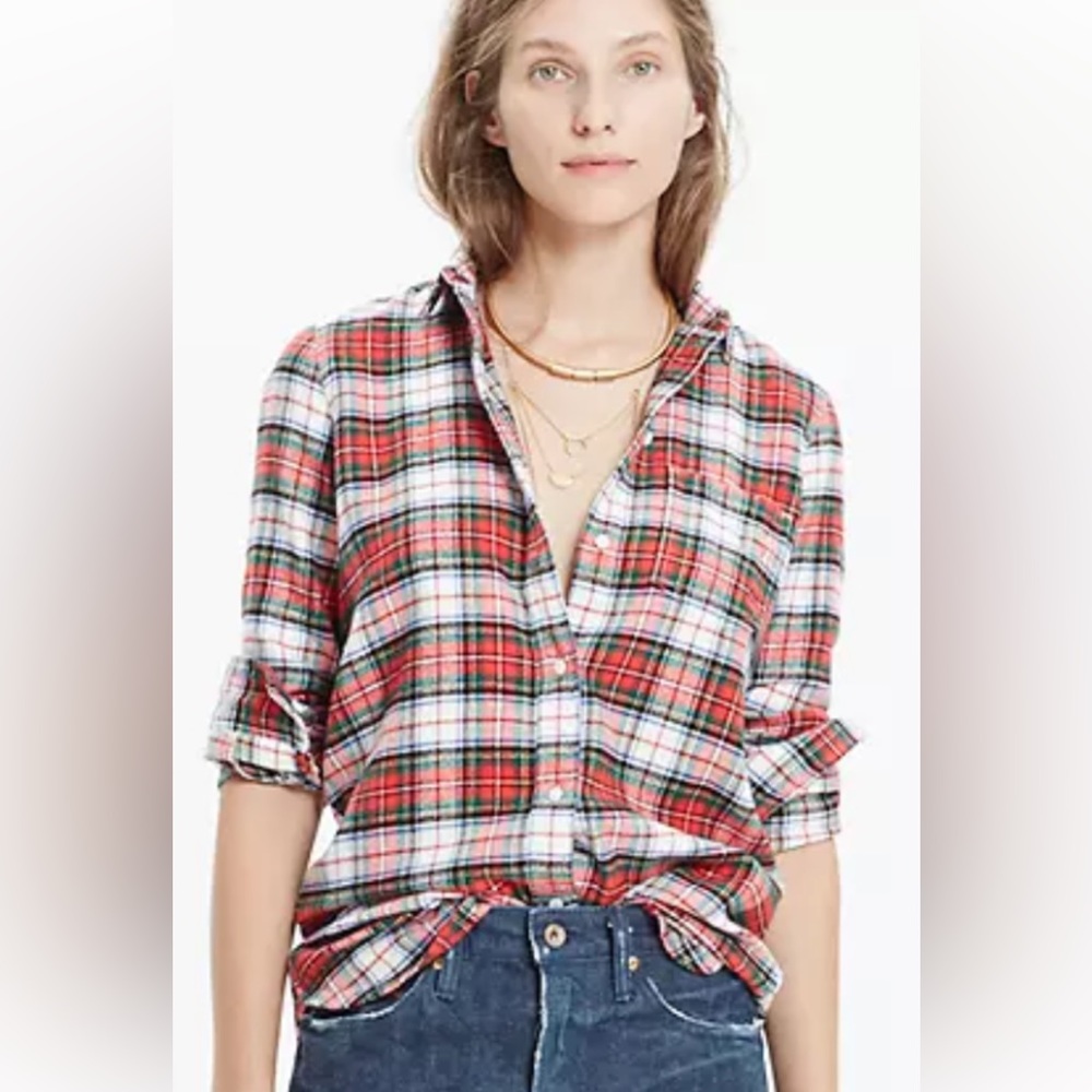 Madewell flannel shirt XS NWOT